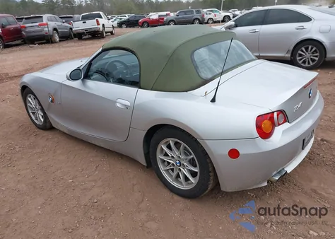 2004 BMW Z4 2.5I from USA, damaged, VIN 4USBT33544LS51112